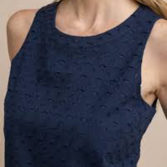 NWT Southern Tide Navy Eyelet Fabric -Women’s XS - Picture 11 of 12